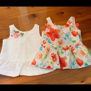Janie and Jack Peplum Blouses